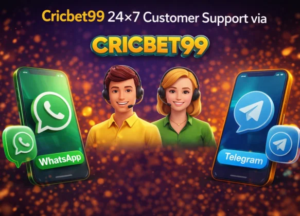  Cricbet99 24×7 Customer Support via WhatsApp, Telegram